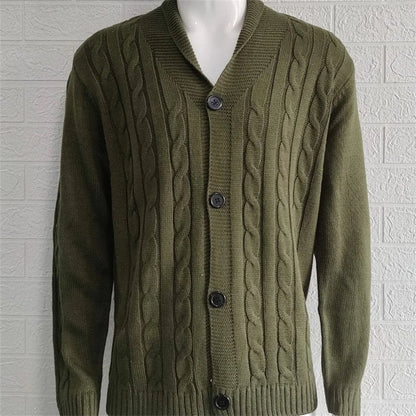 Trendige Herren-Strickjacke