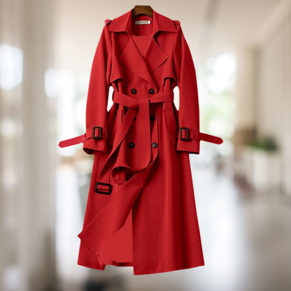 Damen Stilvoller Trenchcoat