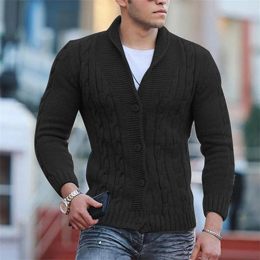 Trendige Herren-Strickjacke