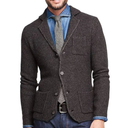 Lässiger Strick-Cardigan für Herren