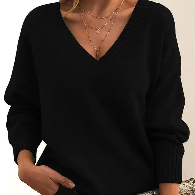 Stilvoller Damen-Kaschmirpullover