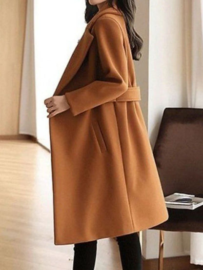 Luxuriöser Damen Trenchcoat mit Gürtel