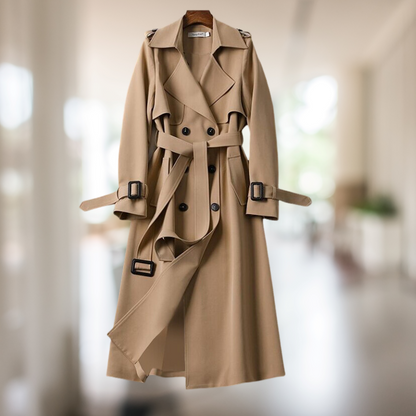 Damen Stilvoller Trenchcoat