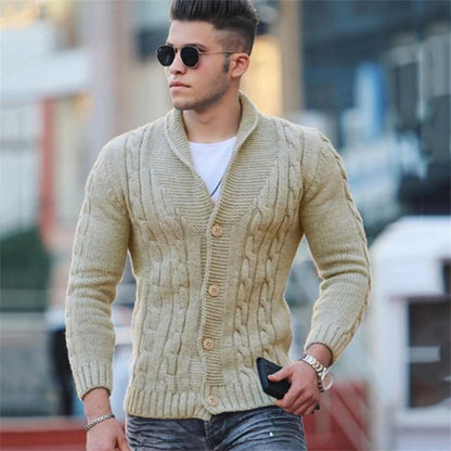 Trendige Herren-Strickjacke