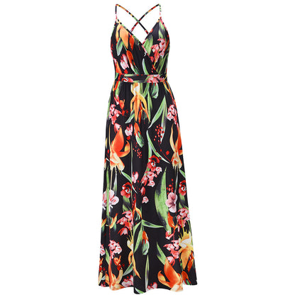 Emma floral strandkleid