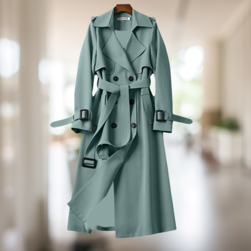 Damen Stilvoller Trenchcoat