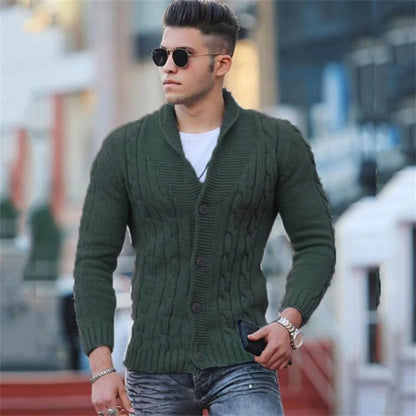 Trendige Herren-Strickjacke