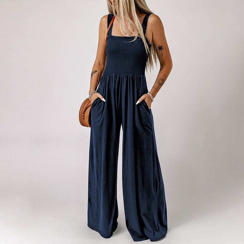 Sommer Jumpsuit mit weitem Bein