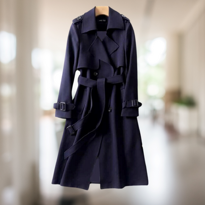 Damen Stilvoller Trenchcoat