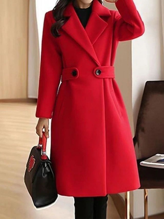 Luxuriöser Damen Trenchcoat mit Gürtel