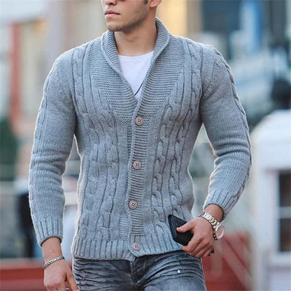 Trendige Herren-Strickjacke