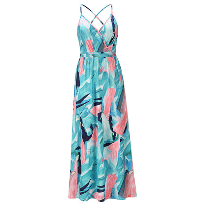 Emma floral strandkleid