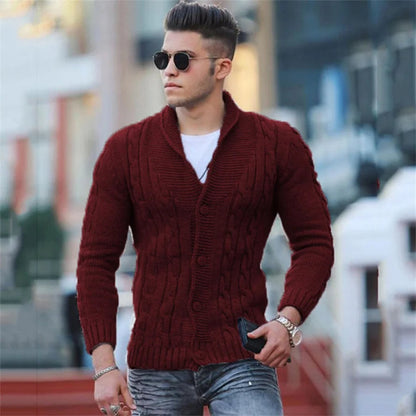 Trendige Herren-Strickjacke