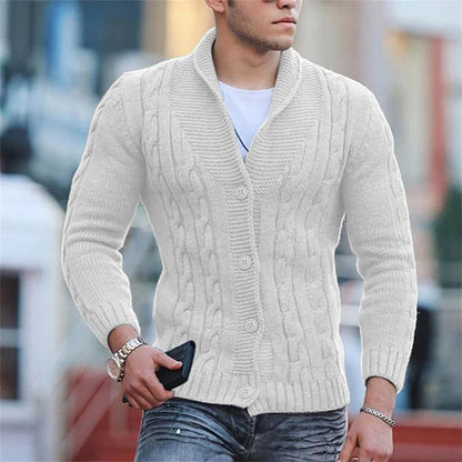 Trendige Herren-Strickjacke