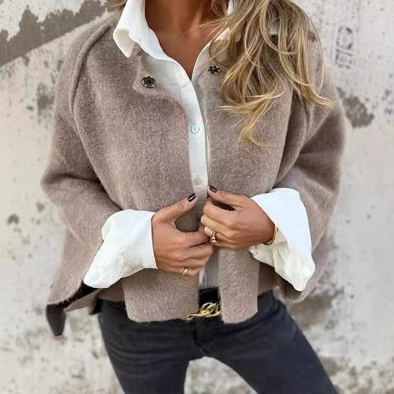 Damen Strickjacke mit Langen Ärmeln