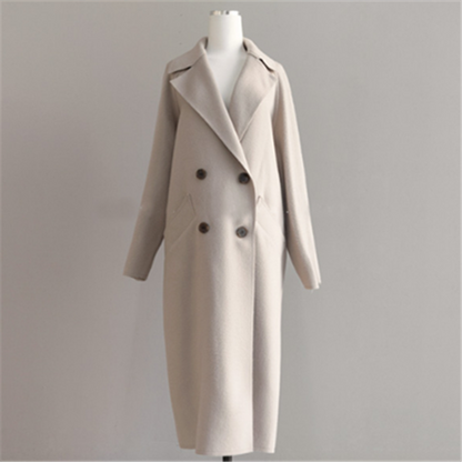 Stylischer Damen-Trenchcoat aus Wolle