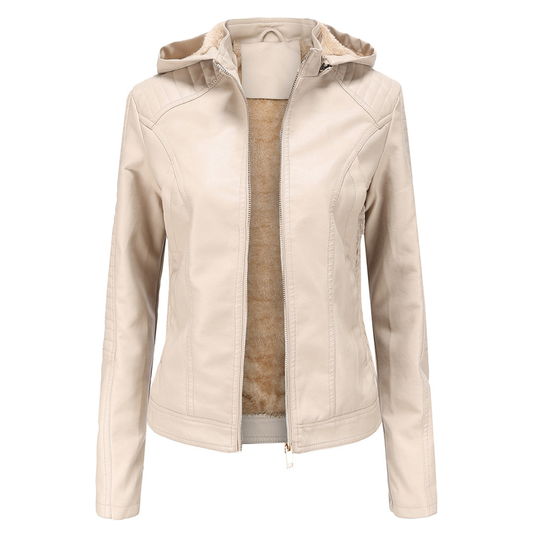 Stylische Damenlederjacke