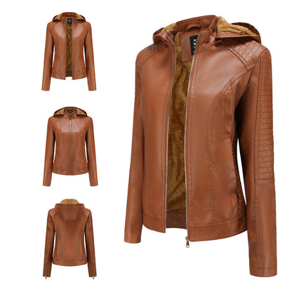 Stylische Damenlederjacke