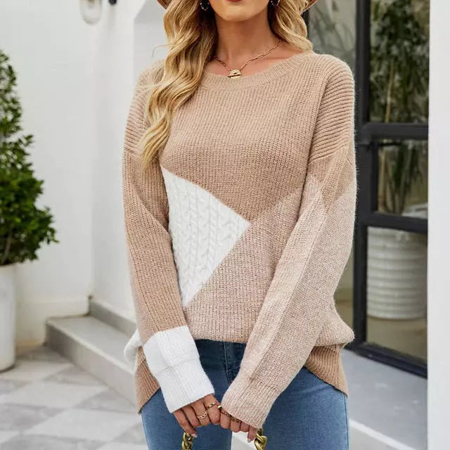 Mehrfarbiges Damen-Sweatshirt