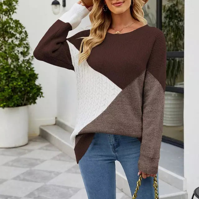 Mehrfarbiges Damen-Sweatshirt