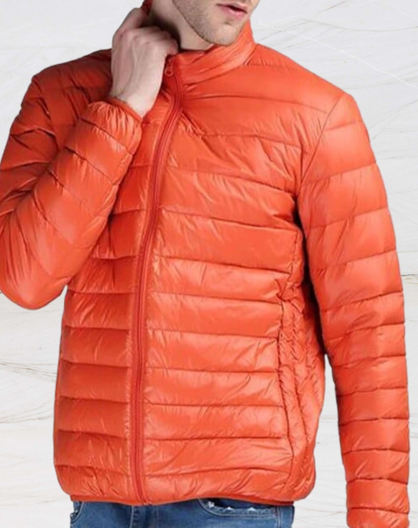 Lässige Baumwolljacke mit Taschen für Herren