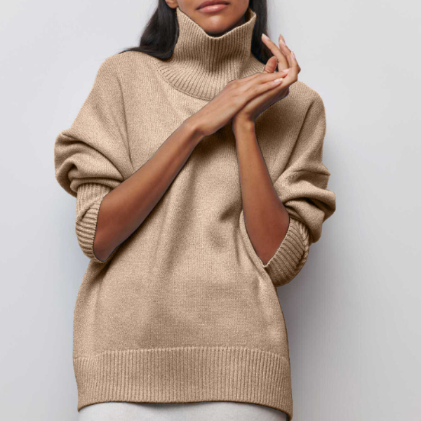 Damen Pullover mit Rollkragen