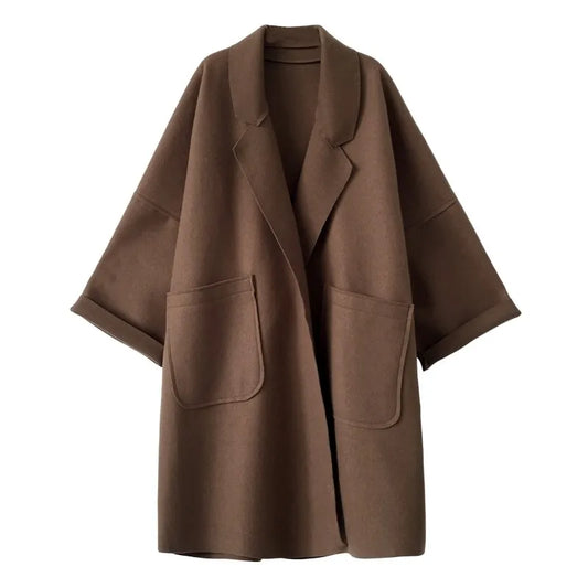 Eleganter übergroßer Damen-Trenchcoat