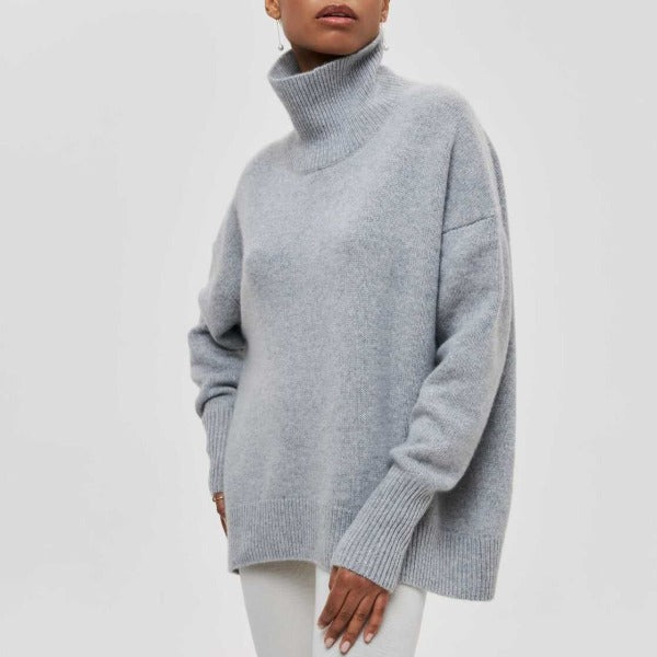 Damen Pullover mit Rollkragen