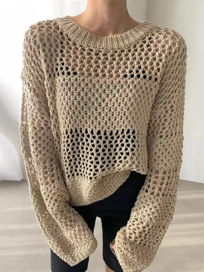 Trendiger Strickpullover für Damen