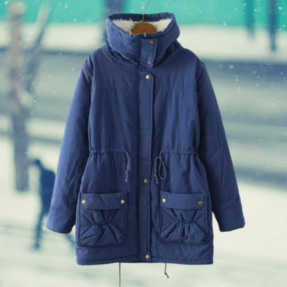 Solide Damen-Winterjacke aus Baumwolle