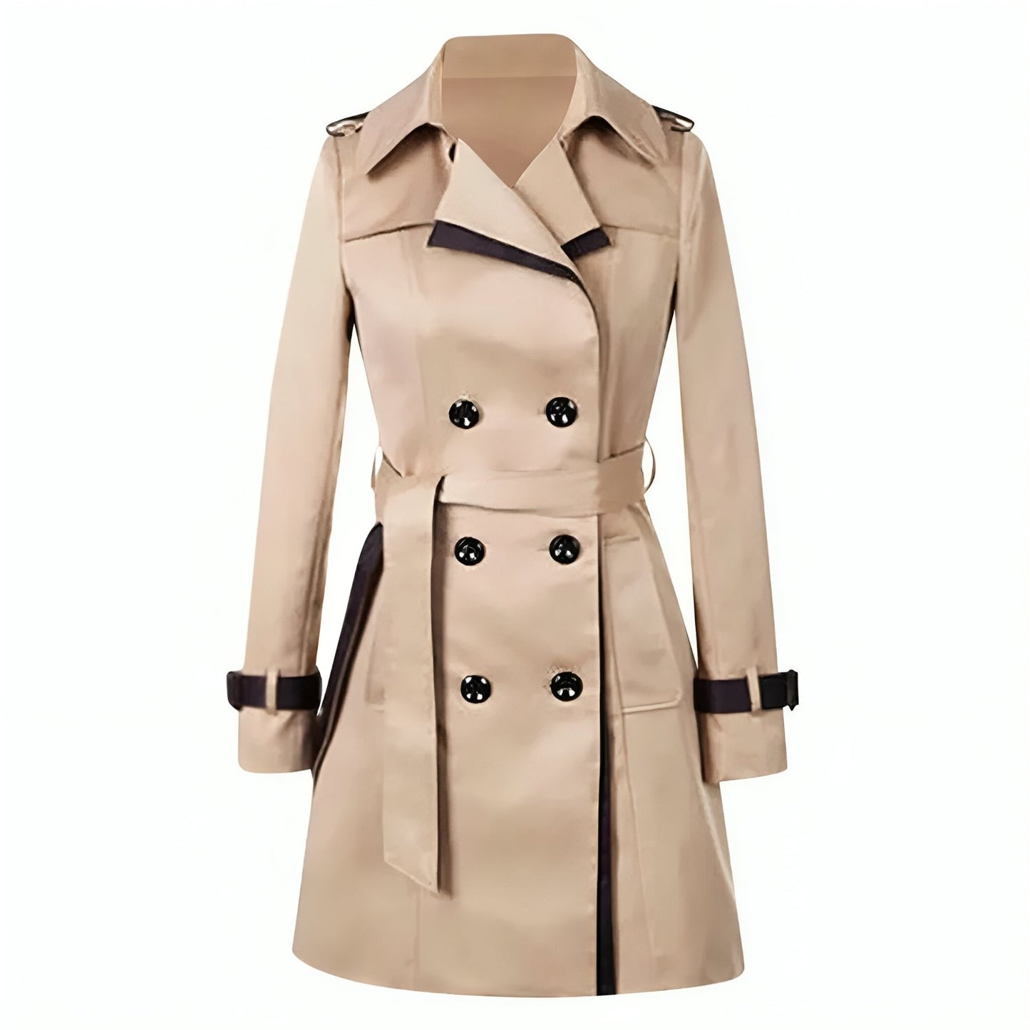 Schicker winddichter Damen-Trenchcoat – Stilvoll