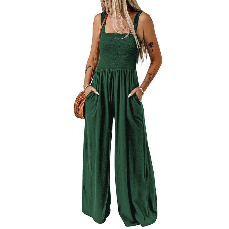 Sommer Jumpsuit mit weitem Bein