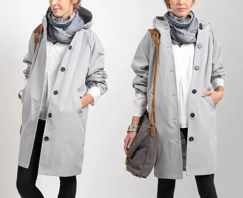 Damen Windjacke mit Kapuze