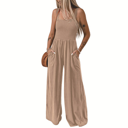 Sommer Jumpsuit mit weitem Bein