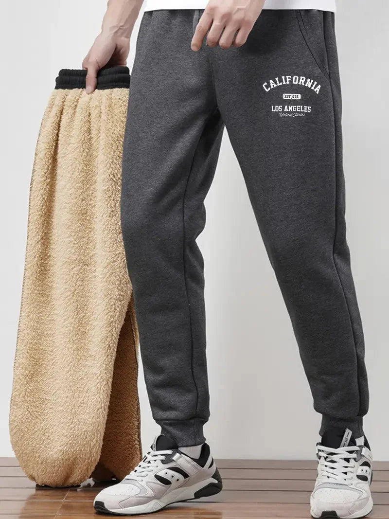 Bequeme Fleece-Jogginghose im Trendy California-Look