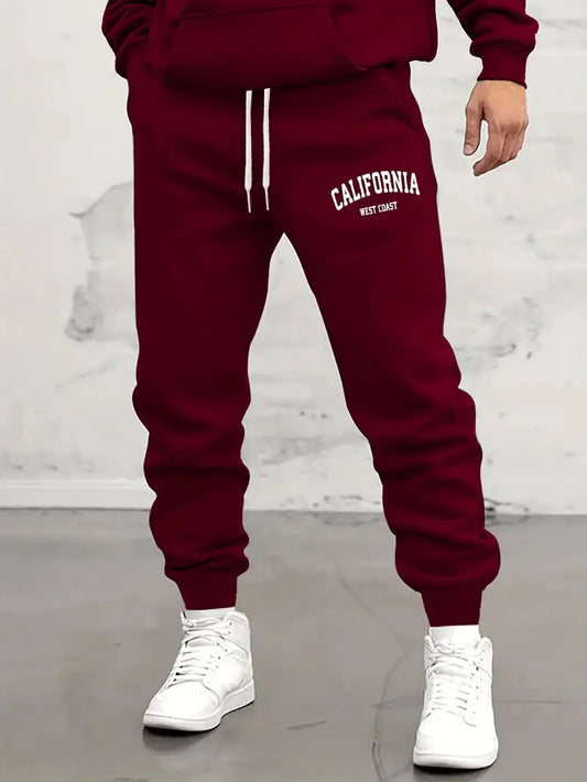 Bequeme Herren-Jogginghose mit Kordelzug im California-Stil