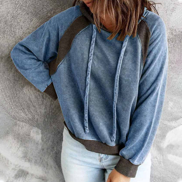 Bequeme Kapuzen-Sweatshirt für lässige Outfits mit langen Ärmeln