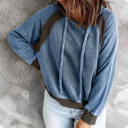 Bequeme Kapuzen-Sweatshirt für lässige Outfits mit langen Ärmeln