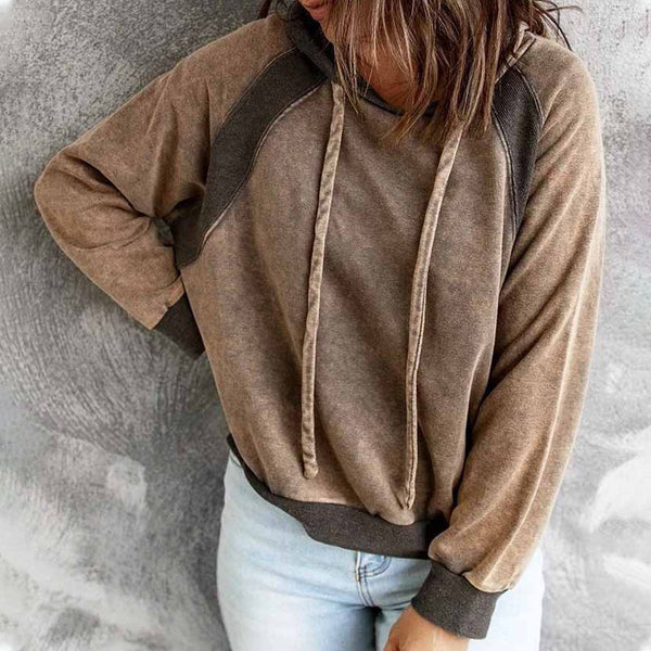 Bequeme Kapuzen-Sweatshirt für lässige Outfits mit langen Ärmeln