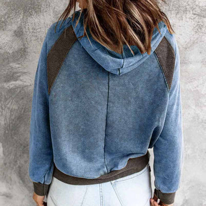 Bequeme Kapuzen-Sweatshirt für lässige Outfits mit langen Ärmeln