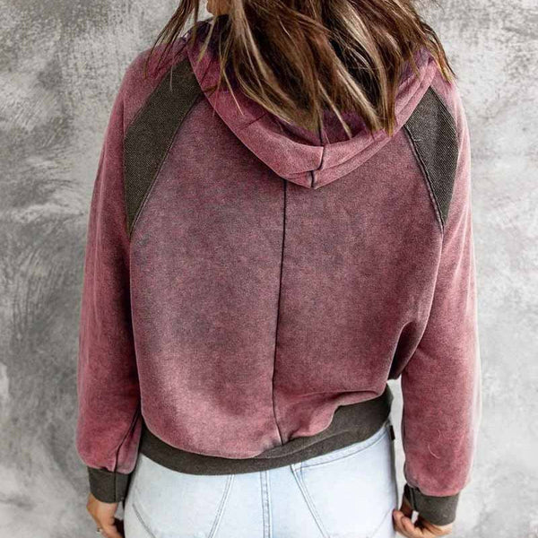 Bequeme Kapuzen-Sweatshirt für lässige Outfits mit langen Ärmeln