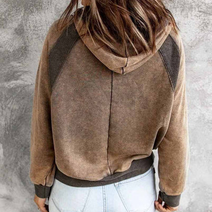 Bequeme Kapuzen-Sweatshirt für lässige Outfits mit langen Ärmeln