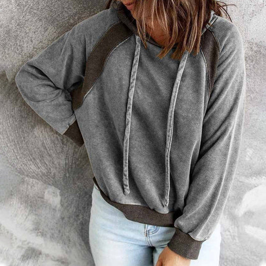 Bequeme Kapuzen-Sweatshirt für lässige Outfits mit langen Ärmeln