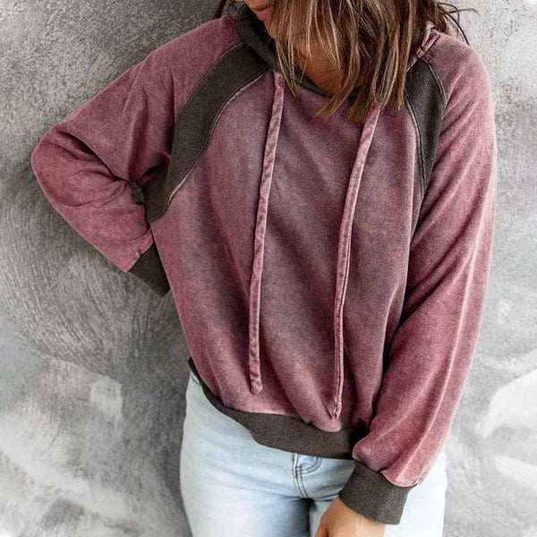 Bequeme Kapuzen-Sweatshirt für lässige Outfits mit langen Ärmeln