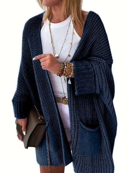 Bequeme Strickjacke mit praktischen Taschen für jeden Style