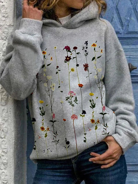 Blumenmotiv Kapuzenpullover – Bequem und Trendy für Ihren Casual-Look