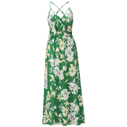 Emma floral strandkleid