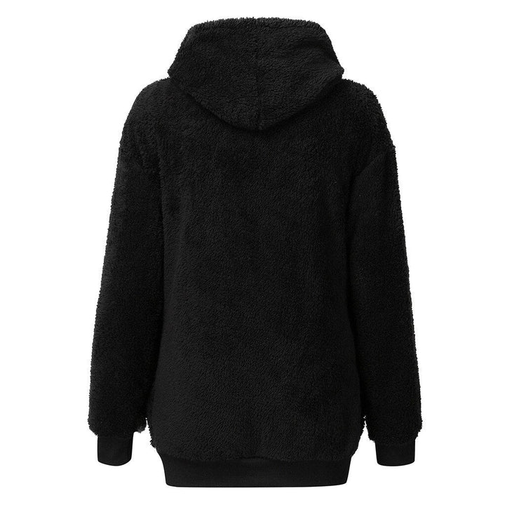 Damen Fleece-Sweatshirt mit Kapuze