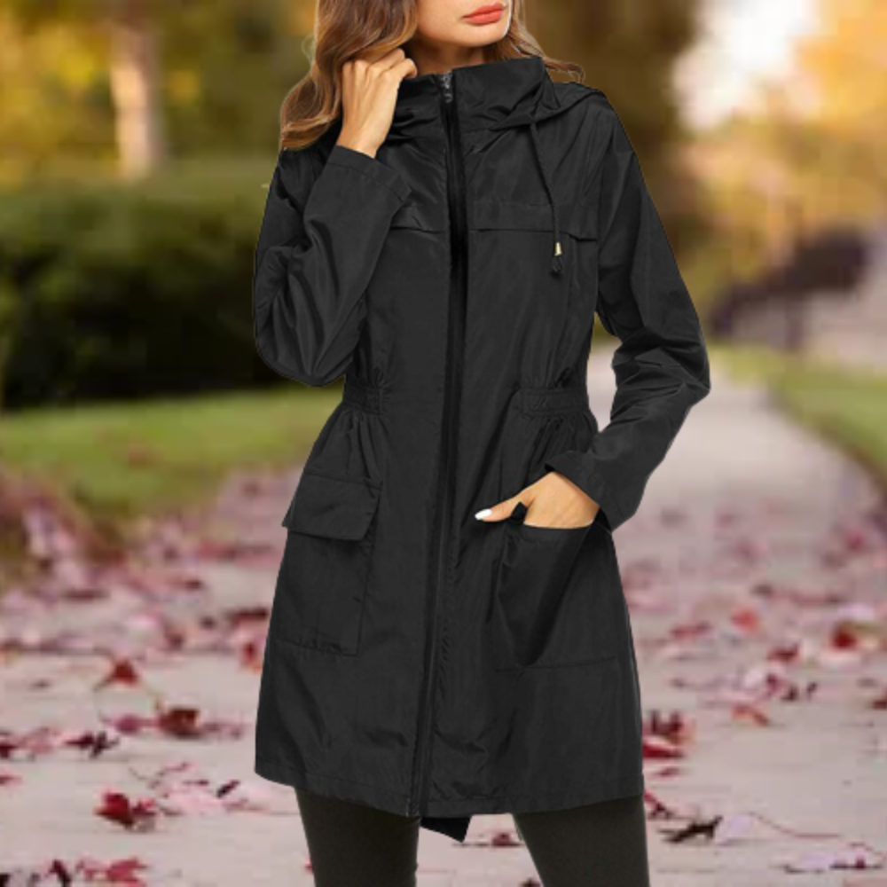 Damen Windjacke mit Kapuze