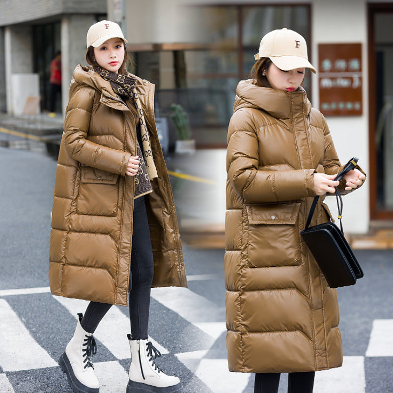 Damen Winterjacke im koreanischen Stil - Mittellang, Warm und Modisch